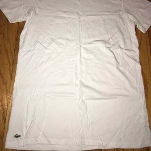 Lacoste white t shirt